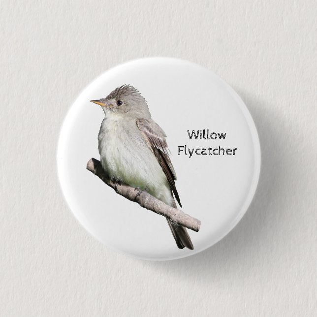 Badge Rond 2,50 Cm Moucherolle (Devant)