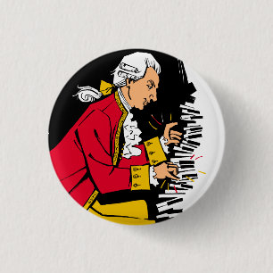 Badge Rond 2,50 Cm Mozart
