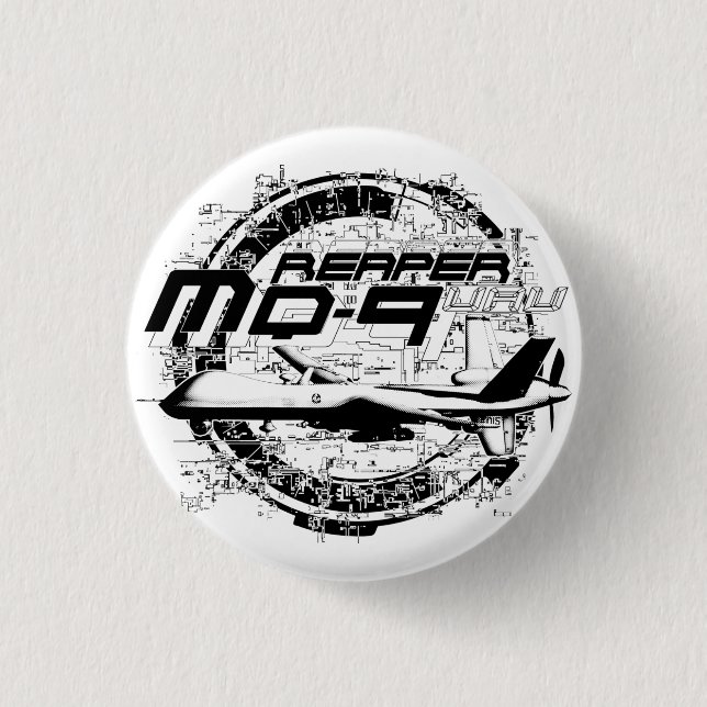 BADGE ROND 2,50 CM MQ-9 (Devant)