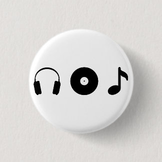 Badge Rond 2,50 Cm Music