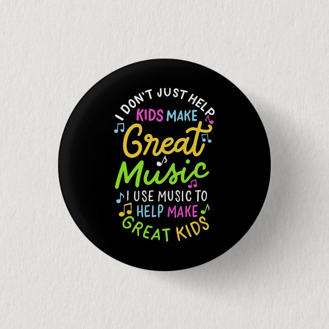 Badge Rond 2,50 Cm Music teacher (Devant)