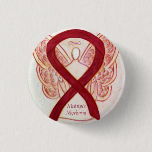Badge Rond 2,50 Cm Myélome multiple Cancer Sensibilisation de l'angl