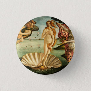 Badge Rond 2,50 Cm Naissance de Botticelli de la peinture d'art de