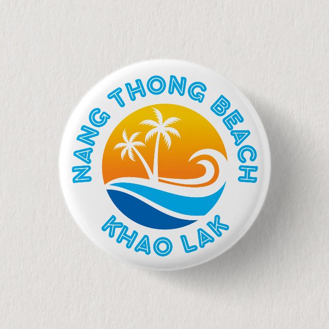 BADGE ROND 2,50 CM NANG THONG BEACH-KHAO LAK (Devant)