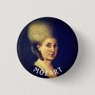 Badge Rond 2,50 Cm Nannerl Mozart