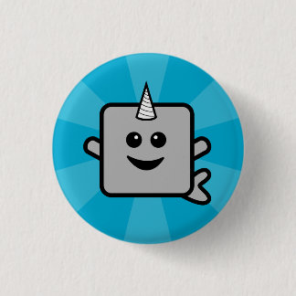 Badge Rond 2,50 Cm Narwhals sont magique