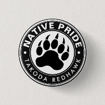 Native American Bear Paw Logo Personalized Name