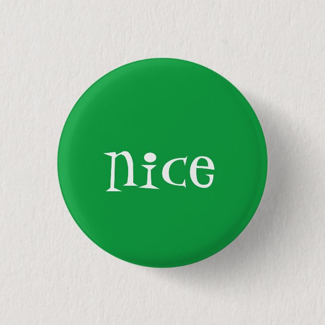 Badge Rond 2,50 Cm Naughty ou Nice (Nice) (Devant)