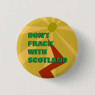 Badge Rond 2,50 Cm Ne font pas Frack avec l'insigne de l'Ecosse