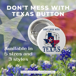 Badge Rond 2,50 Cm Ne manquez pas le bouton Texas