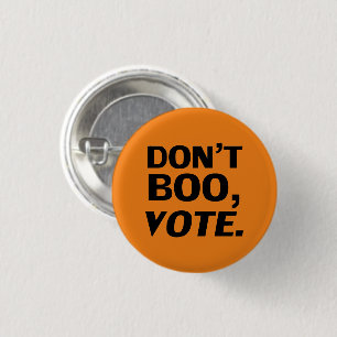 Badge Rond 2,50 Cm Ne vous privez pas de voter l'élection d'Halloween
