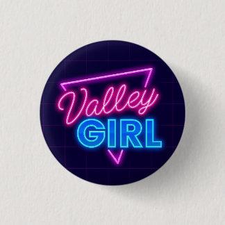 Badge Rond 2,50 Cm Neon Valley Girl