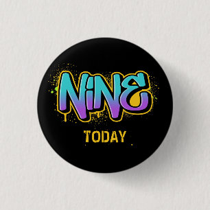 Badge Rond 2,50 Cm Neuf Aujourd'Hui Anniversaire 3 Cm Insigne Rond