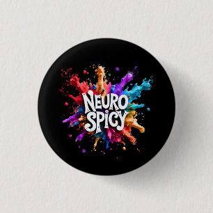 Badge Rond 2,50 Cm NEUROÉPICÉ neurodiversité autisme tda dyslexie
