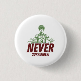Badge Rond 2,50 Cm Never Surrender Anime Basketball