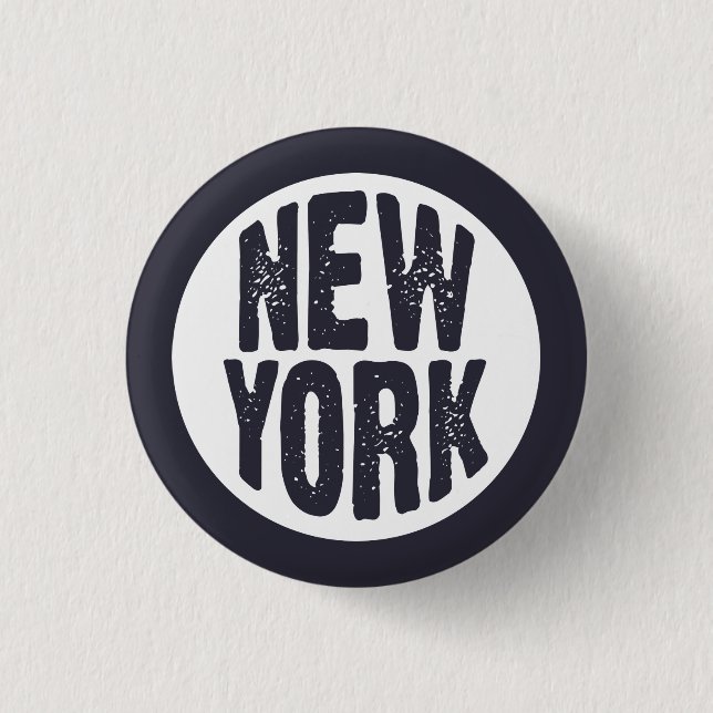 Badge Rond 2,50 Cm New York - Simple et pur ! T-shirt (Devant)