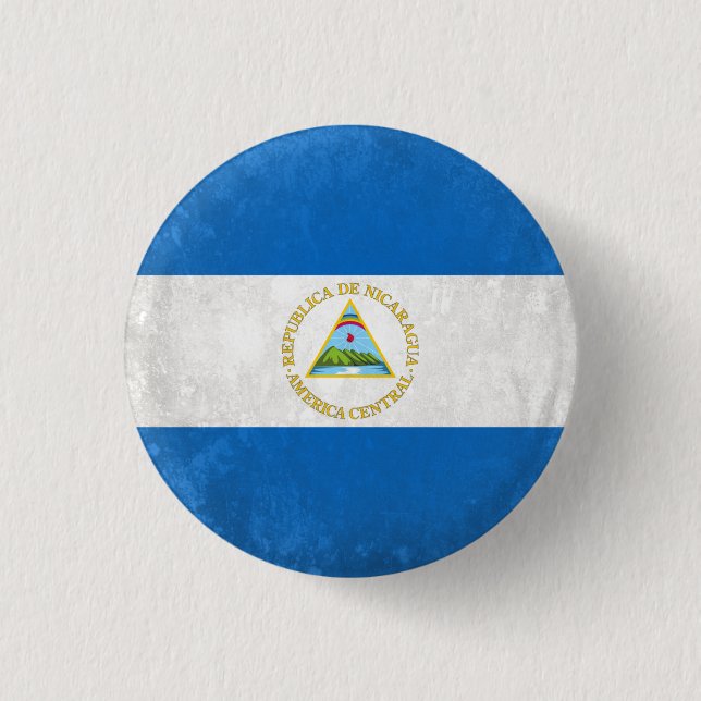 Badge Rond 2,50 Cm Nicaragua (Devant)