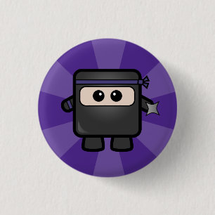 Badge Rond 2,50 Cm Ninjas contre des pirates