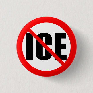 Badge Rond 2,50 Cm "NO ICE" protest