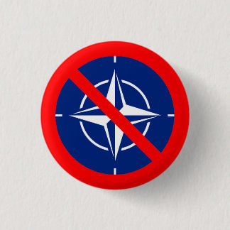 Badge Rond 2,50 Cm No to NATO