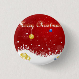 Badge Rond 2,50 Cm Noël