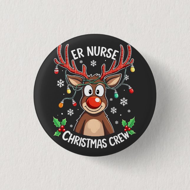 Badge Rond 2,50 Cm noël 2025, (Devant)