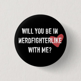 Badge Rond 2,50 Cm Noir de bouton de Nerdfighterlike
