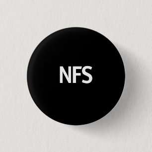 Badge Rond 2,50 Cm Noir NFS