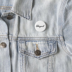 Badge Rond 2,50 Cm Nom d'abigail
