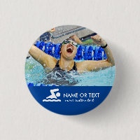 Nom de natation personnalisé de nageur et d'équipe