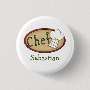 Badge Rond 2,50 Cm Nom du chef V2