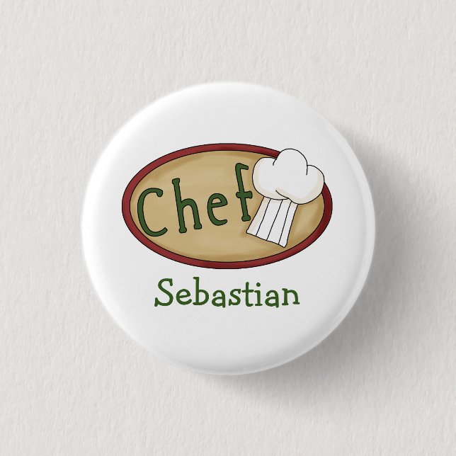 Badge Rond 2,50 Cm Nom du chef V2 (Devant)