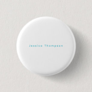 Badge Rond 2,50 Cm Nom élégant simple et moderne professionnel