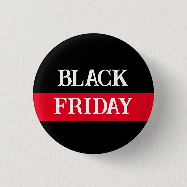 Badge Rond 2,50 Cm Nom ou "Black Friday" customisé (Devant)