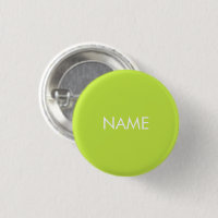 Nom personnalisé chaux vert blanc minimaliste