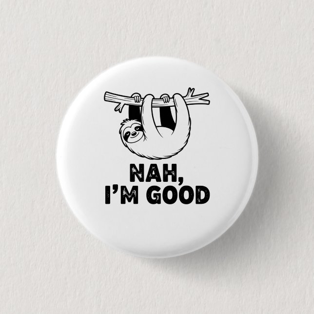 Badge Rond 2,50 Cm Non, ça va (Devant)