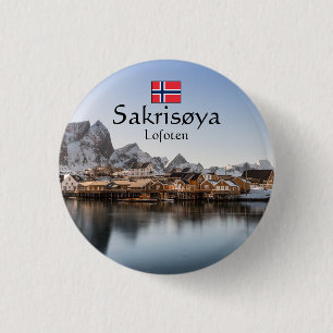 Badge Rond 2,50 Cm Norvège Lofoten