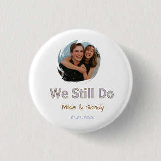 Badge Rond 2,50 Cm nous faisons toujours nom couple pastel violet mar