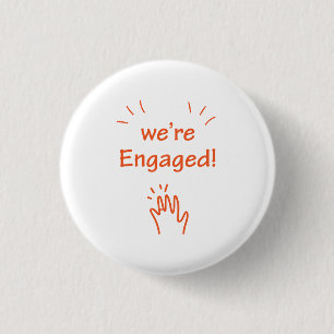 Badge Rond 2,50 Cm nous sommes engagés.