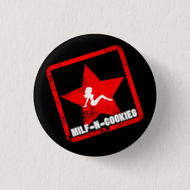 Badge Rond 2,50 Cm Nouveaux Milf-n-Biscuits (Devant)