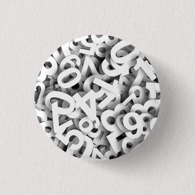 BADGE ROND 2,50 CM NUMÉROS 3 (Devant)