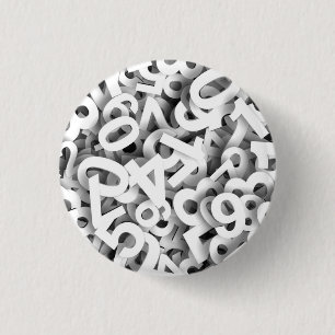 BADGE ROND 2,50 CM NUMÉROS 3