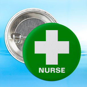 Badge Rond 2,50 Cm Nurse & First Aid, Ambulance, Doctor