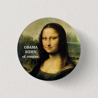 Badge Rond 2,50 Cm OBAMA, BIDEN bien sûr.