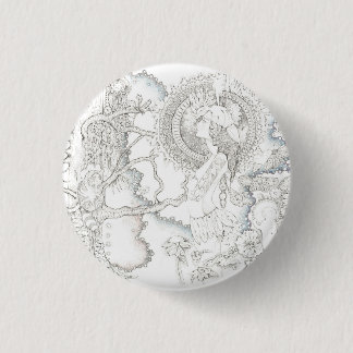 Badge Rond 2,50 Cm observation de lune