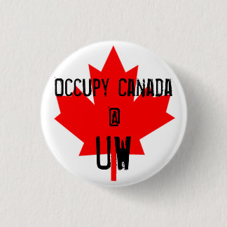 Badge Rond 2,50 Cm Occupez l'UW-Université du Canada @ de Waterloo