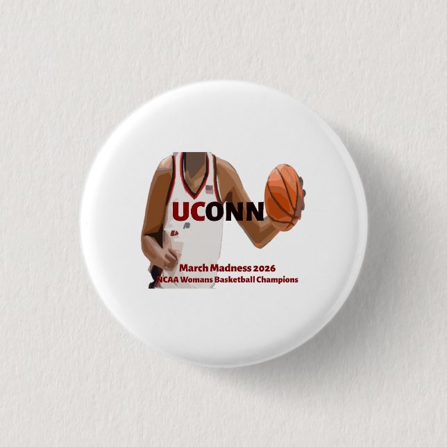 Badge Rond 2,50 Cm OCONN March Madness Champions 2026 (Devant)