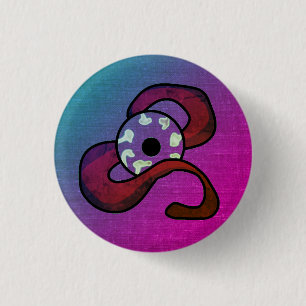 Badge Rond 2,50 Cm OEil épinglé