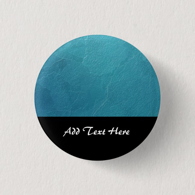 Badge Rond 2,50 Cm Œuvre d'art abstrait Blue Ice (Devant)