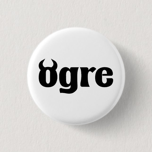 Badge Rond 2,50 Cm Ogre (Devant)